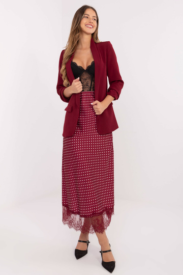 Svārki bordo krāsā 2