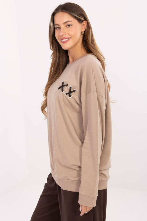 Tumši smilškrāsas blūzons