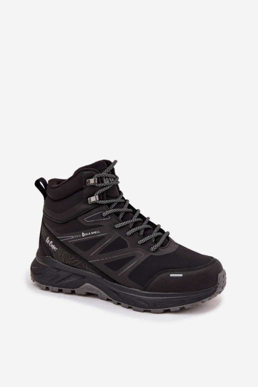 Siltināti pārgājienu zābaki  Lee Cooper LCJ-25-01-3711 Melns