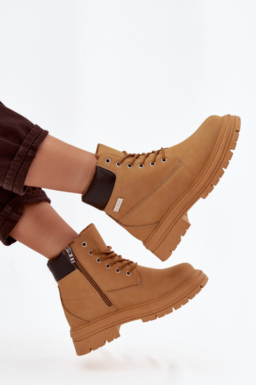 siltināti apavi   brūnas krāsas Selinda