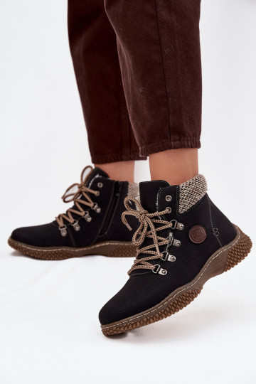 siltināti Sieviešu puszābaki apavi  Melns Zenaya 2