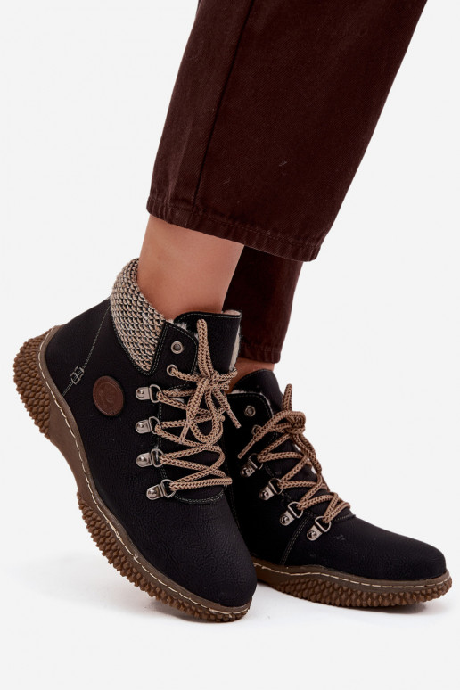 siltināti Sieviešu puszābaki apavi  Melns Zenaya