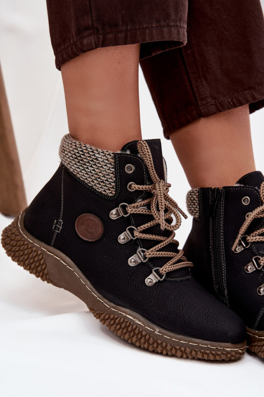 siltināti Sieviešu puszābaki apavi  Melns Zenaya