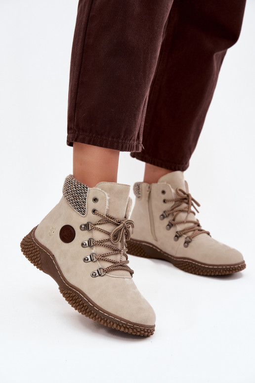 siltināti Sieviešu puszābaki apavi  Ziloņkaula krāsas Zenaya