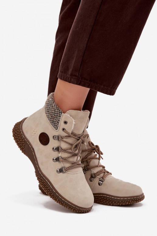 siltināti Sieviešu puszābaki apavi  Ziloņkaula krāsas Zenaya