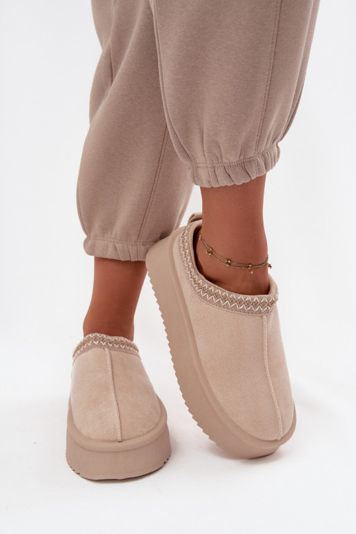 sniega apavi  Z Haftem Ziloņkaula krāsas Pristina