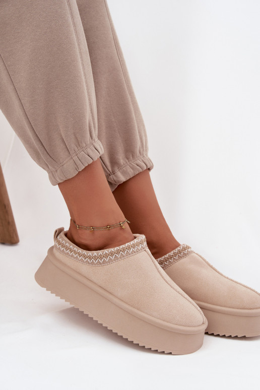 sniega apavi  Z Haftem Ziloņkaula krāsas Pristina