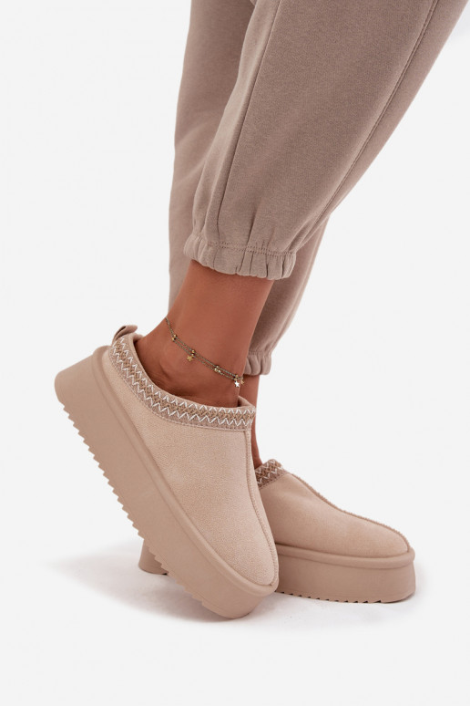 sniega apavi  Z Haftem Ziloņkaula krāsas Pristina