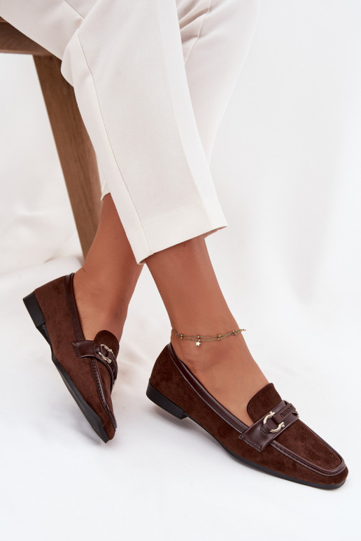 Mokasīni Mokasīni    Czekoladowe Evelora