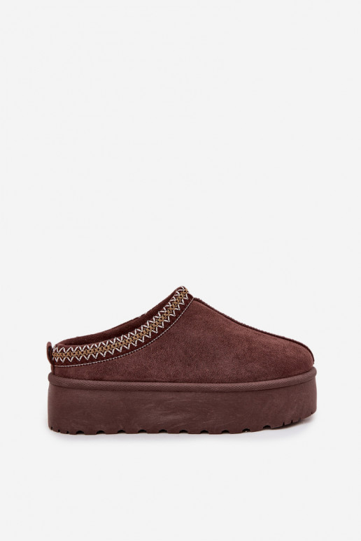 sniega apavi   Haftem Czekoladowe Jenira