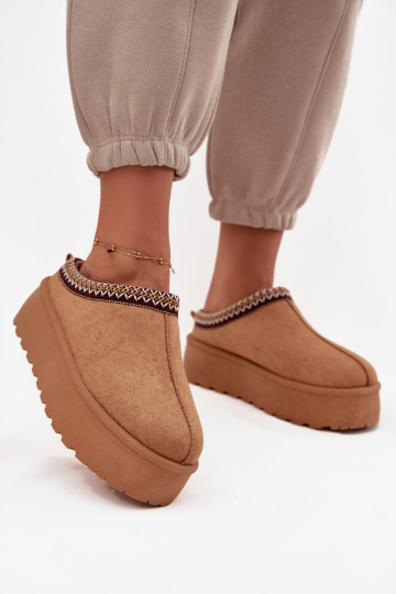 sniega apavi   Haftem brūnas krāsas Jenira 2