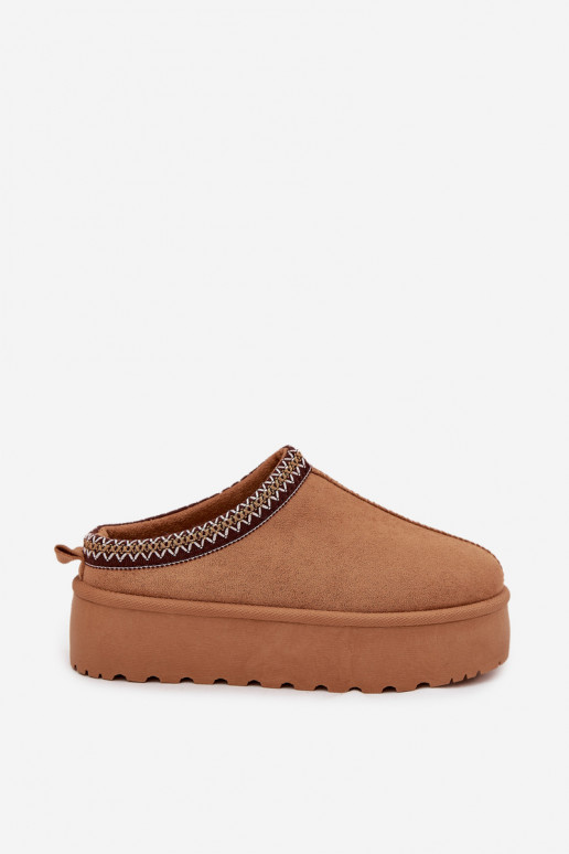 sniega apavi   Haftem brūnas krāsas Jenira