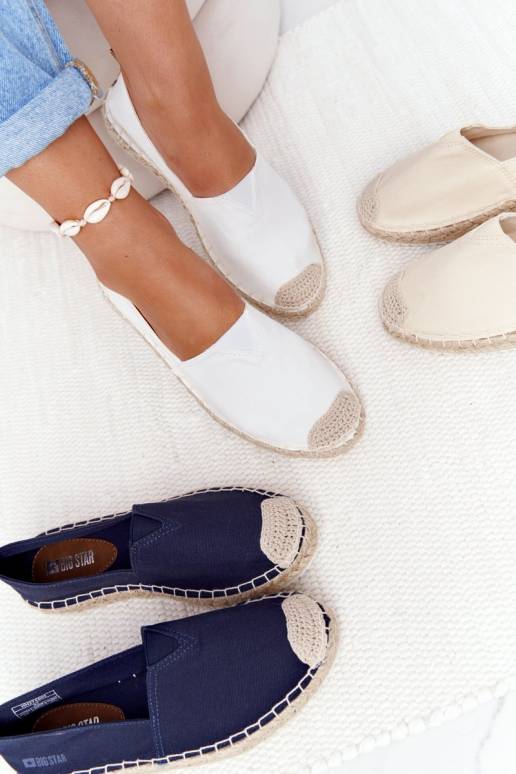 Espadrilles Big Star baltas krāsas Espadrilles Big Star baltas krāsas
