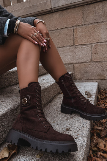 Sieviešu puszābaki Wokrery    siltināti Czekoladowe Kalindra