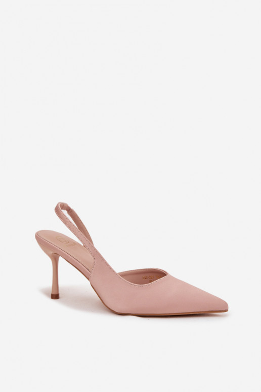 augstpapēžu kurpes Z Odkrytymi Piętami smilšu krāsas Lenira augstpapēžu kurpes Z Odkrytymi Piętami smilšu krāsas Lenira