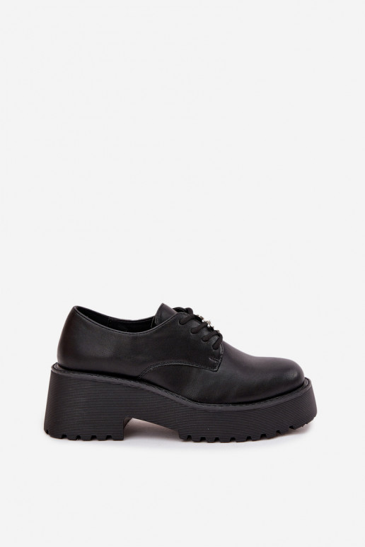 apavi SieviešuPrzypinką Eko Āda melnas krāsas Laurea