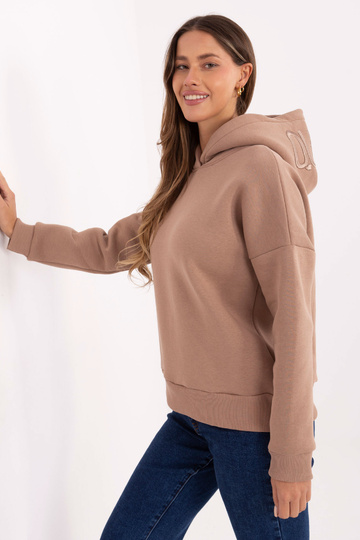 Tumši smilšu krāsas blūze 2