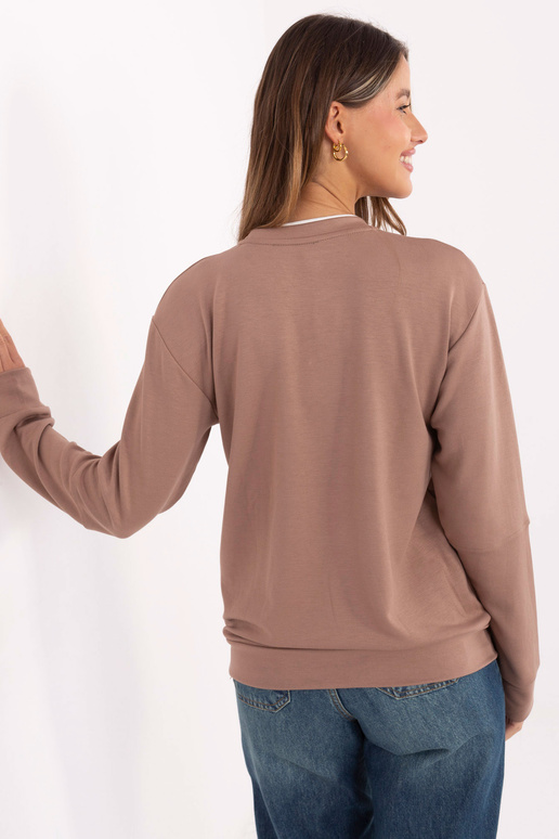 Tumši smilšu krāsas blūze