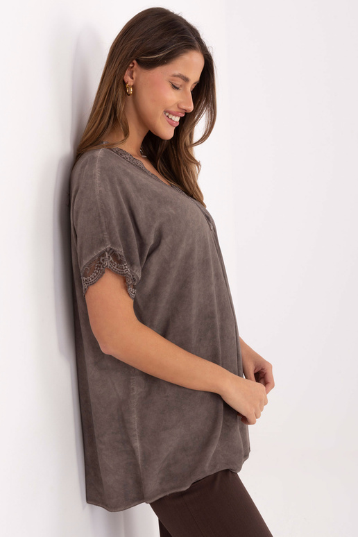 Blūze tumši smilšu krāsas