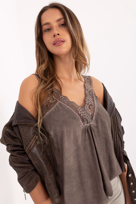 Tumši smilškrāsas MI TP tops