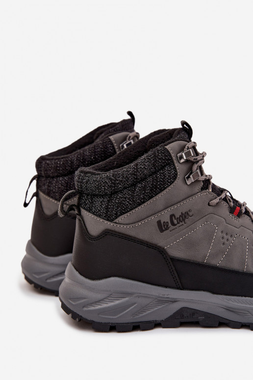 pārgājienu zābaki  siltināti Lee Cooper LCJ-25-01-3722M Pelēkas krāsas pārgājienu zābaki  siltināti Lee Cooper LCJ-25-01-3722M Pelēkas krāsas