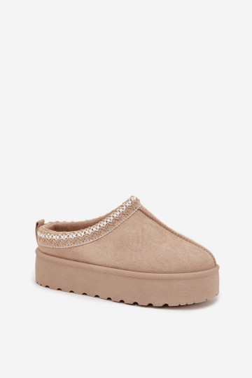 sniega apavi Bērnu apavi  Z Haftem ar platformu smilšu krāsas Jolisse