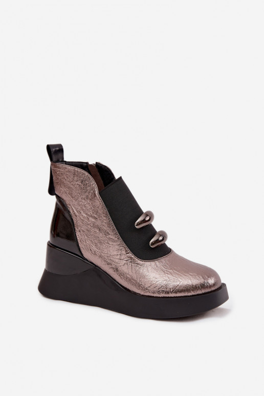 Sieviešu puszābaki  D&A MR52-106 Metallic Sieviešu puszābaki  D&A MR52-106 Metallic