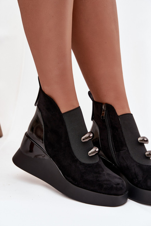 Sieviešu puszābaki  D&A MR52-106 Melns Sieviešu puszābaki  D&A MR52-106 Melns