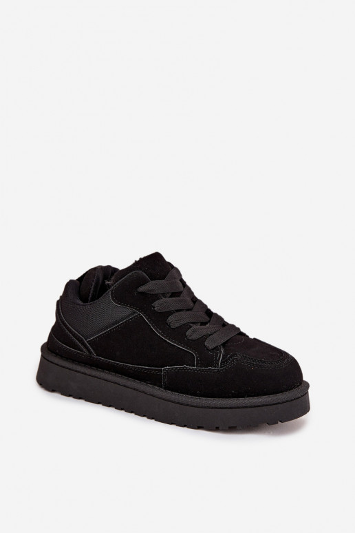 modeļa apavi  siltināti ar kažokādu Melns Cyrissa  modeļa apavi  siltināti ar kažokādu Melns Cyrissa