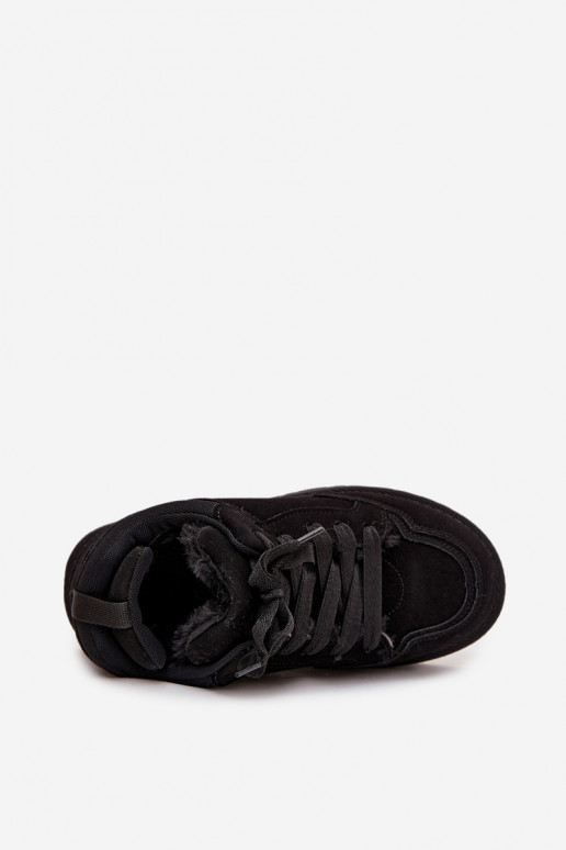 modeļa apavi  siltināti ar kažokādu Melns Cyrissa  modeļa apavi  siltināti ar kažokādu Melns Cyrissa