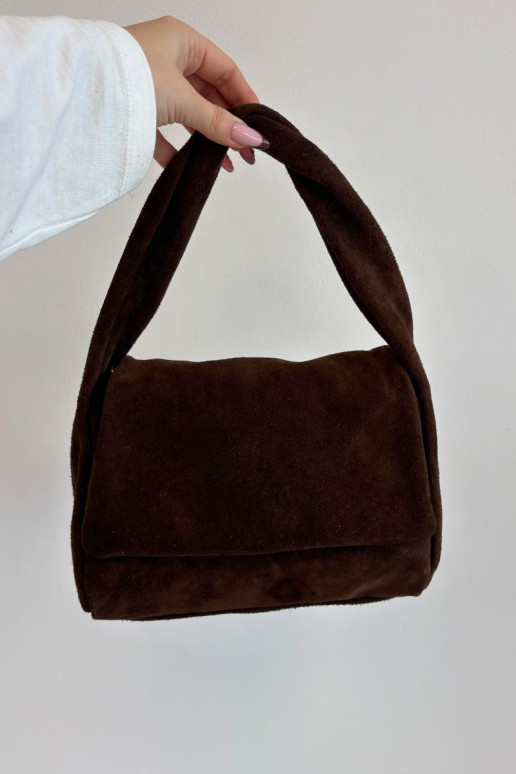 Skórzana Zamszowa Soma Czekoladowa Monelle