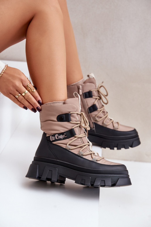 sniega apavi   Lee Cooper LCJ-24-47-3143 smilšu krāsas