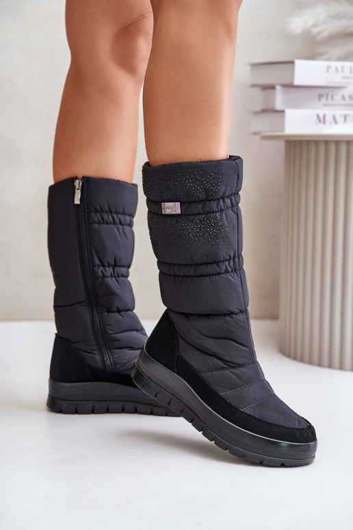 sniega apavi  Progress PROGJ-24-147 Melns  sniega apavi  Progress PROGJ-24-147 Melns