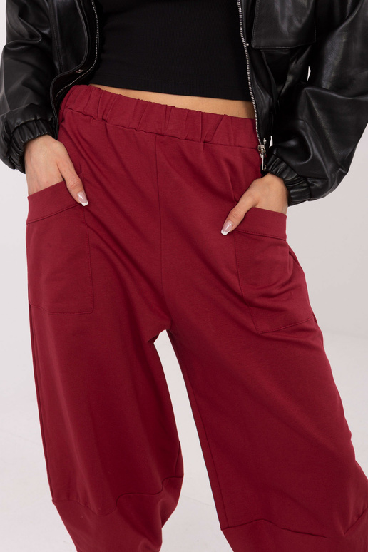 Sporta bikses bordo krāsā