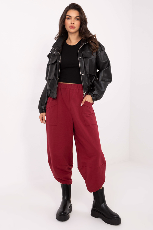 Sporta bikses bordo krāsā