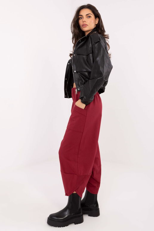 Sporta bikses bordo krāsā