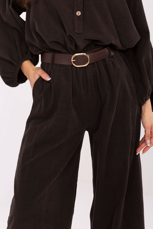 Bikses IT tumši brūnās krāsās