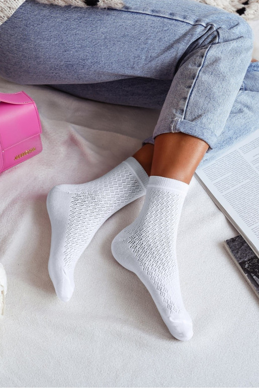 Zeķes   baltas krāsas