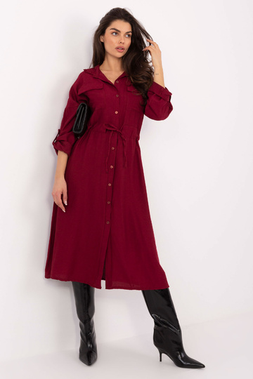 Kleita bordo krāsā 2