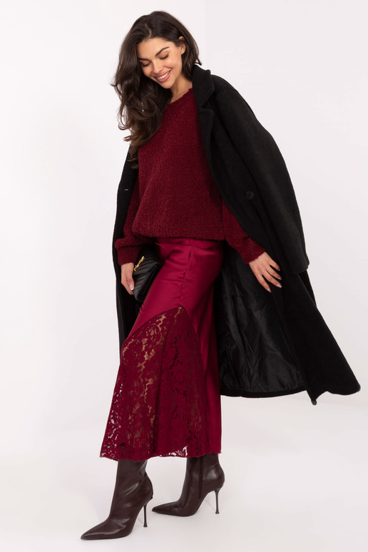 Svārki tumši sarkani