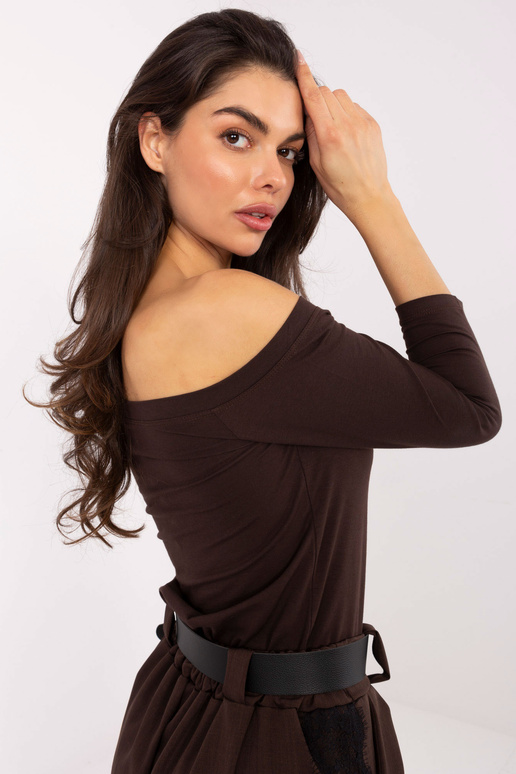 Blūze tumši brūna