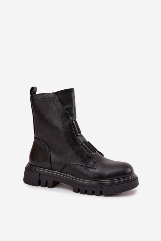 siltināti zābaki   Eko   Melns Mailyra siltināti zābaki   Eko   Melns Mailyra