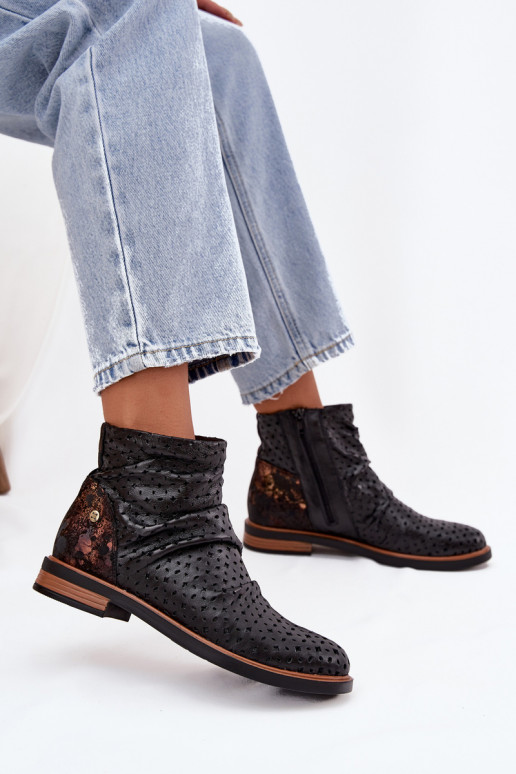 sieviešu zābaki   05922-01 Melns sieviešu zābaki   05922-01 Melns