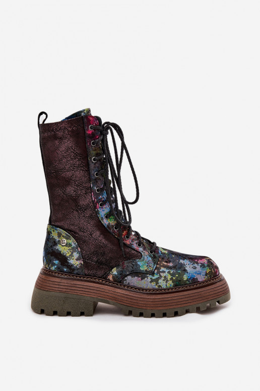 Sieviešu puszābaki no dabīgas ādas zābaki  06203-39 Dažādu krāsu Sieviešu puszābaki no dabīgas ādas zābaki  06203-39 Dažādu krāsu