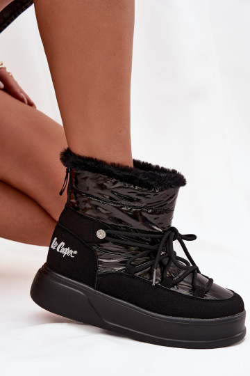 sniega apavi  ar platformu Lee Cooper LCJ-25-03-3814 Melns