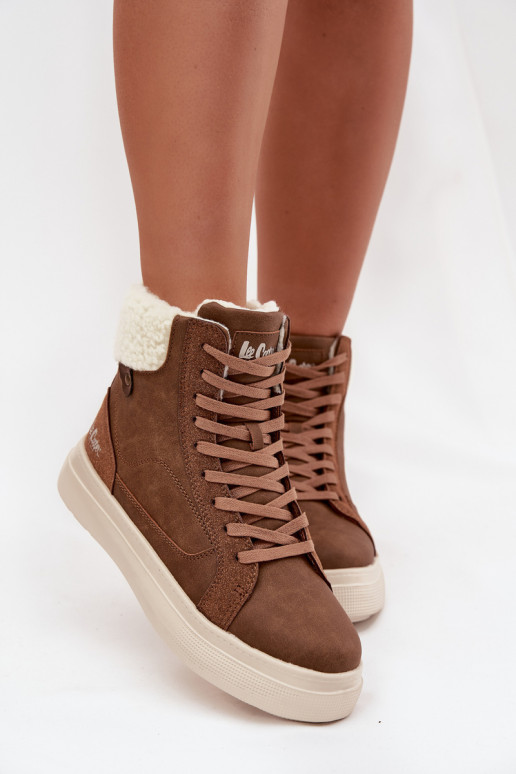 ziemas apavi  ar siltinājumu Lee Cooper LCJ-25-01-3735 brūnas krāsas ziemas apavi  ar siltinājumu Lee Cooper LCJ-25-01-3735 brūnas krāsas