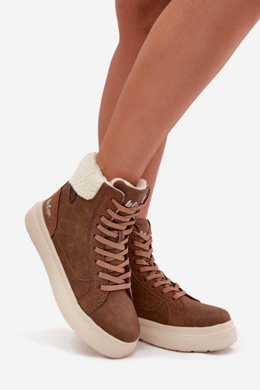 ziemas apavi  ar siltinājumu Lee Cooper LCJ-25-01-3735 brūnas krāsas ziemas apavi  ar siltinājumu Lee Cooper LCJ-25-01-3735 brūnas krāsas