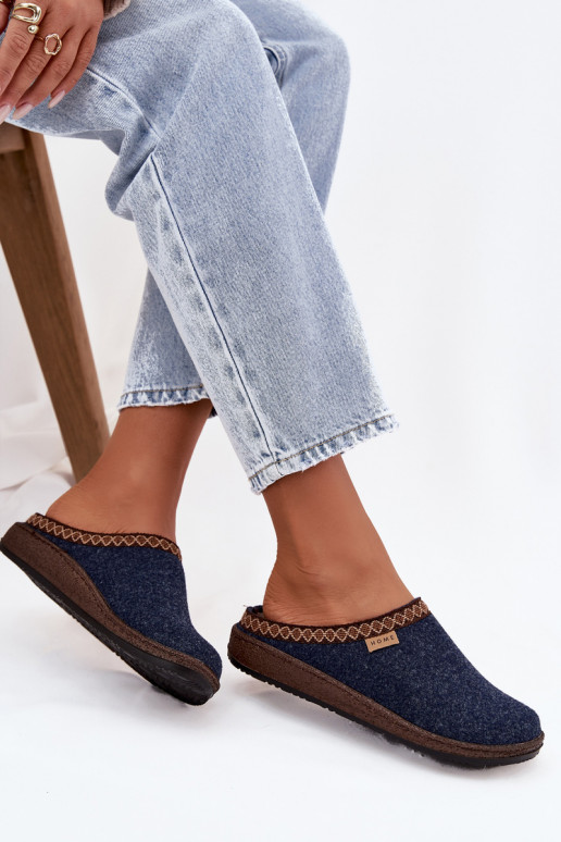 Čības  Z Haftem Inblu NL000009 tumši zilas krāsas Čības  Z Haftem Inblu NL000009 tumši zilas krāsas