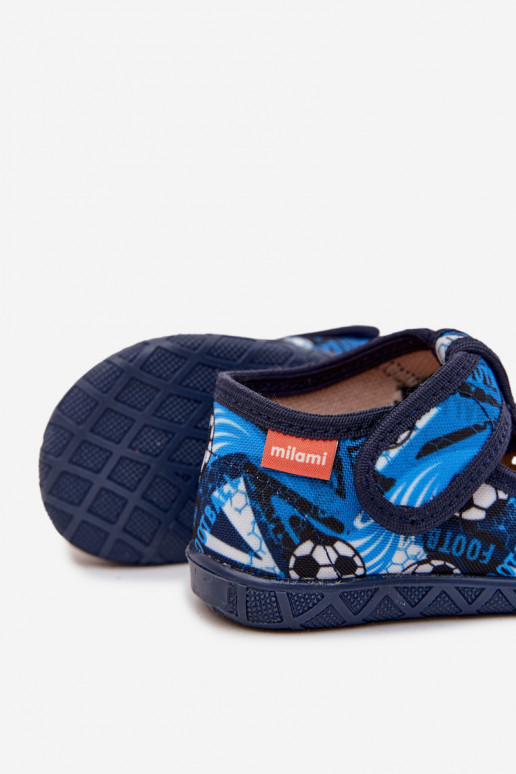 Čības Milami Bērnu apavi ar lipīgām aizdarēm  tumši zilas krāsas Jasimrra Čības Milami Bērnu apavi ar lipīgām aizdarēm  tumši zilas krāsas Jasimrra