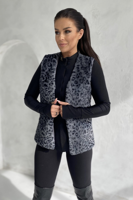 Grafīta krāsas veste